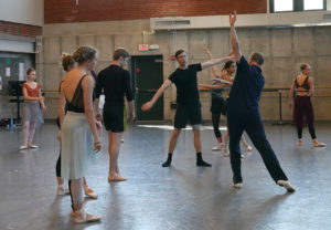 Devon leads the KCB II dancers in rehearsal for Romeo and Juliet.