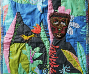 Nedra's quilt, Spirits of the Forest.