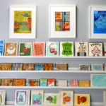 Two Tone's retail space sells both their designs, as well as letterpress designs by other artists.