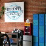 The Two Tone Press studio also houses Print League KC. Other printers can come in to use their equipment. They also host workshops.